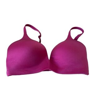 Modern Movement Bra Style Y92BM Wire Free Plunge Fuchsia Pink Size 32D